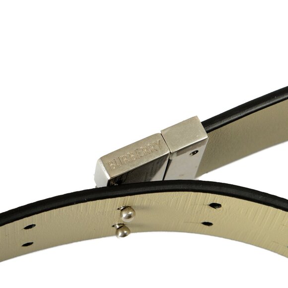 Burberry "Cut RV" Black/Hunter Reversible Leather Belt US 40 IT 100 - Picture 5 of 6
